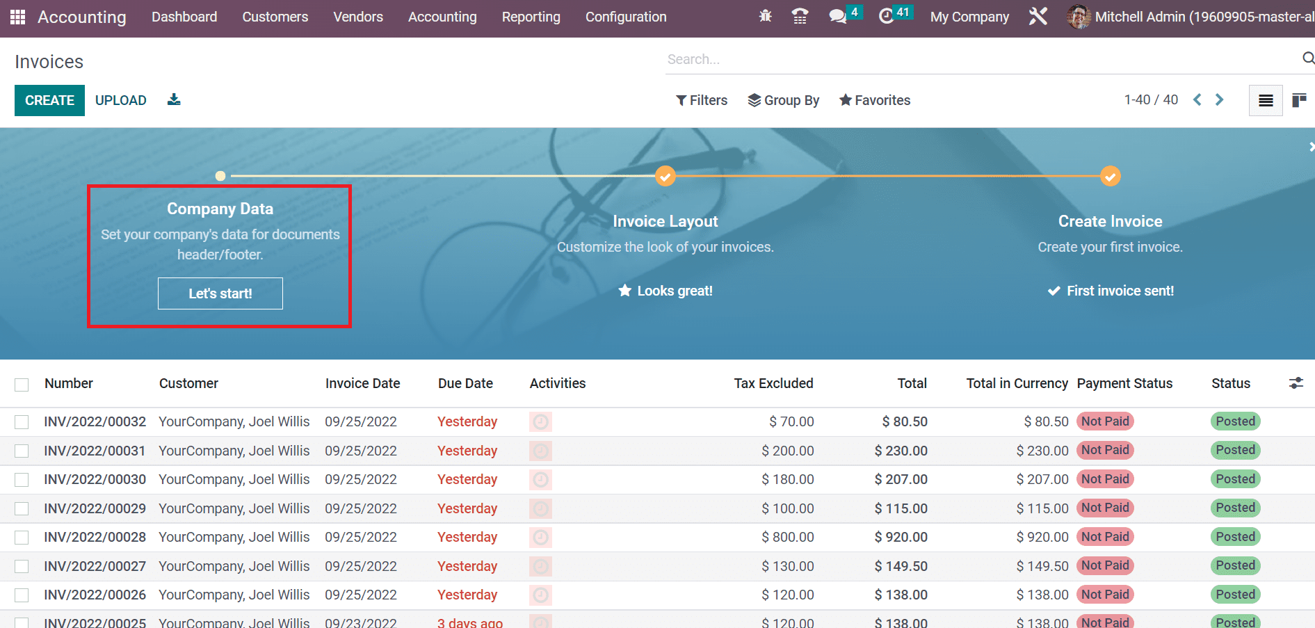 Odoo 16 Accounting module