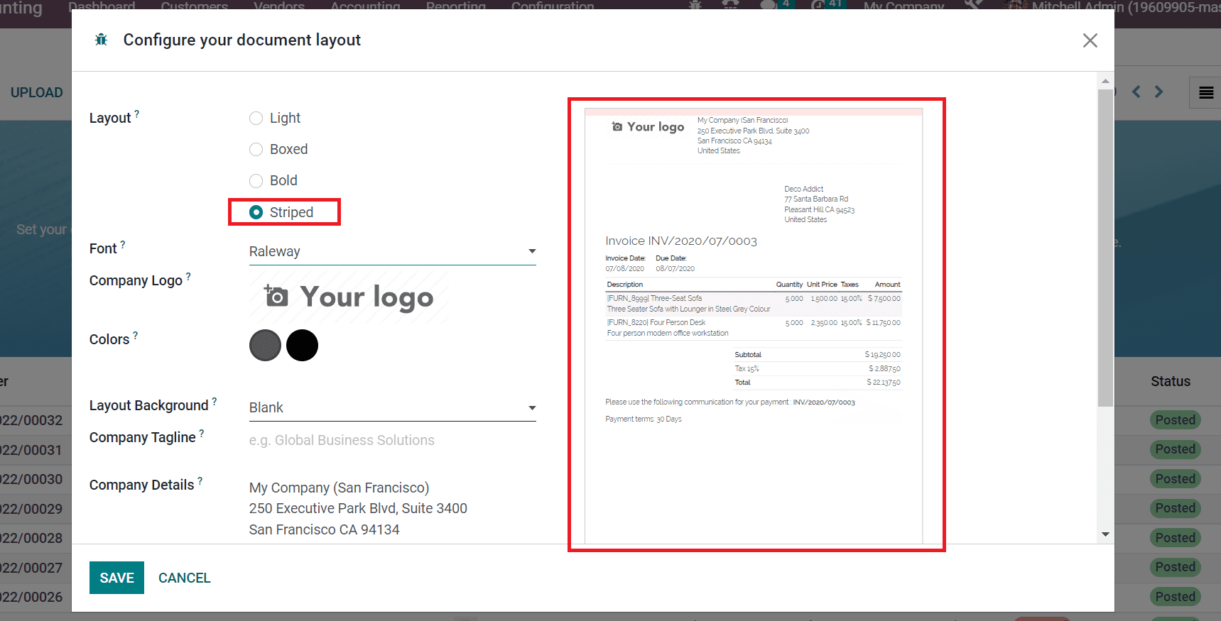 Odoo 16 Accounting module
